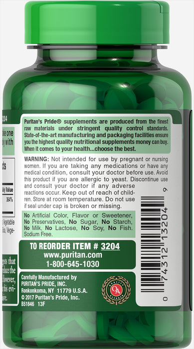 Puritan's Pride

Selenium 200 mcg