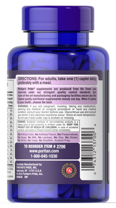 Puritan's Pride

Prenatal Vitamins