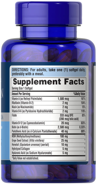 Puritan's Pride

Hair, Skin & Nails One Per Day Formula