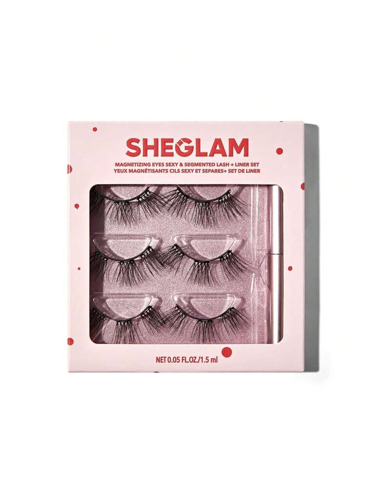 Sheglam Magnetizing Eyes Sexy & Segmented Lash + Liner Set