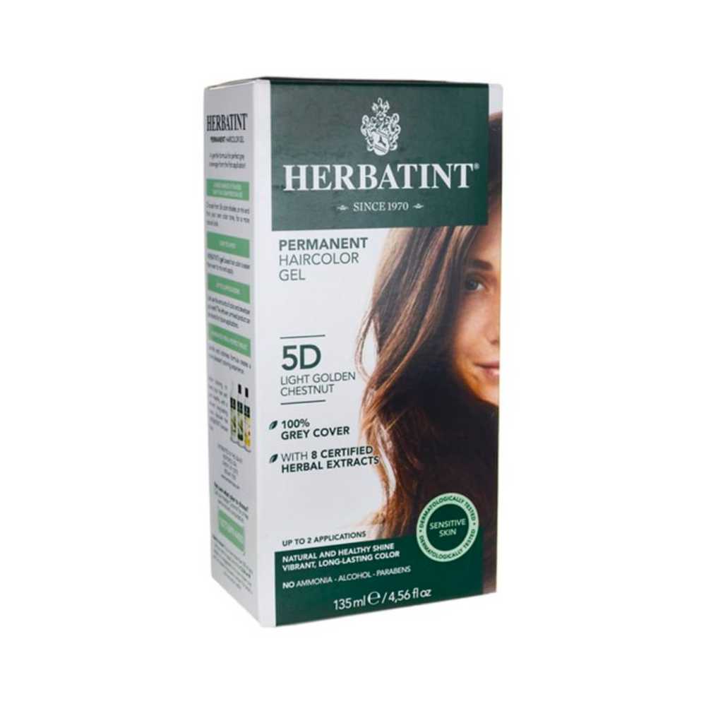 Herbatint Permanent Herbal Hair Color Gel-5D