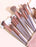 Sheglam 13pcs Makeup Brush Set Beauty Tools With Storage Bag Makeup Puff 1pc, Makeup Brush/Cosmetic Brush