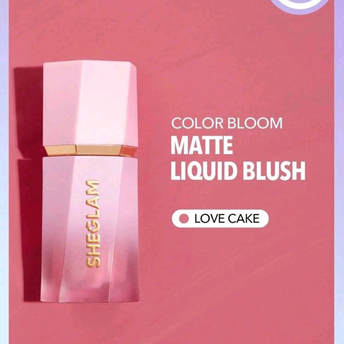 Sheglam Color Bloom Dayglow Liquid Blush Shimmer Finish