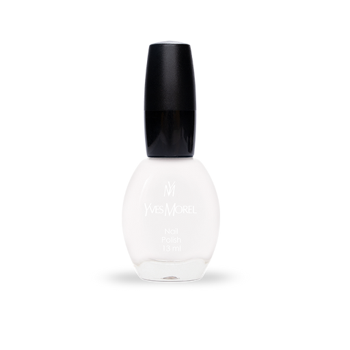 Yves Morel Nail Polish 74 - Dark White: Long-Lasting Gloss For Glowing Nails