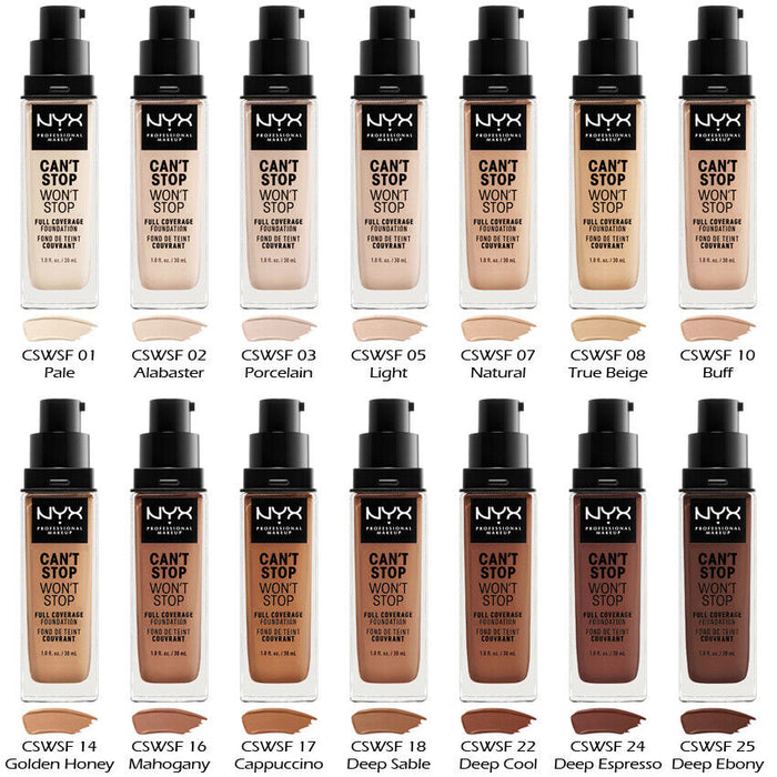 NYX Can't Stop Won't Stop Foundation