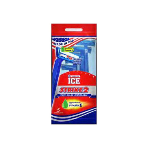Ice Strike 2 Plus Long Handle Pouch of 5 Razors