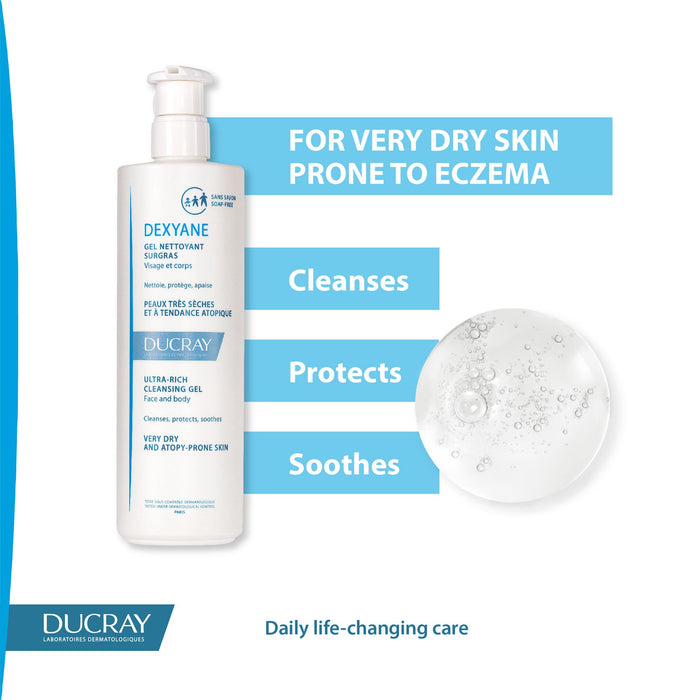 Ducray Dexyane Ultra-Rich Cleansing Gel 400 ML