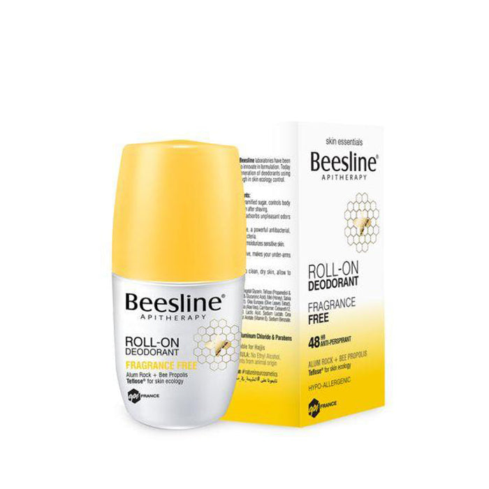 Beesline Roll-On Deodorant Fragrance Free 50 ML
