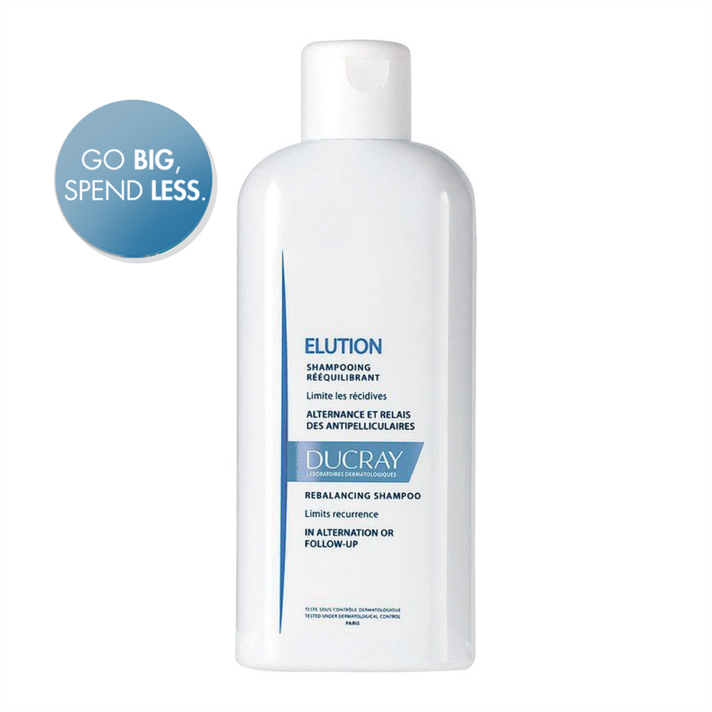 Ducray Elution Rebalancing Shampoo 2 sizes